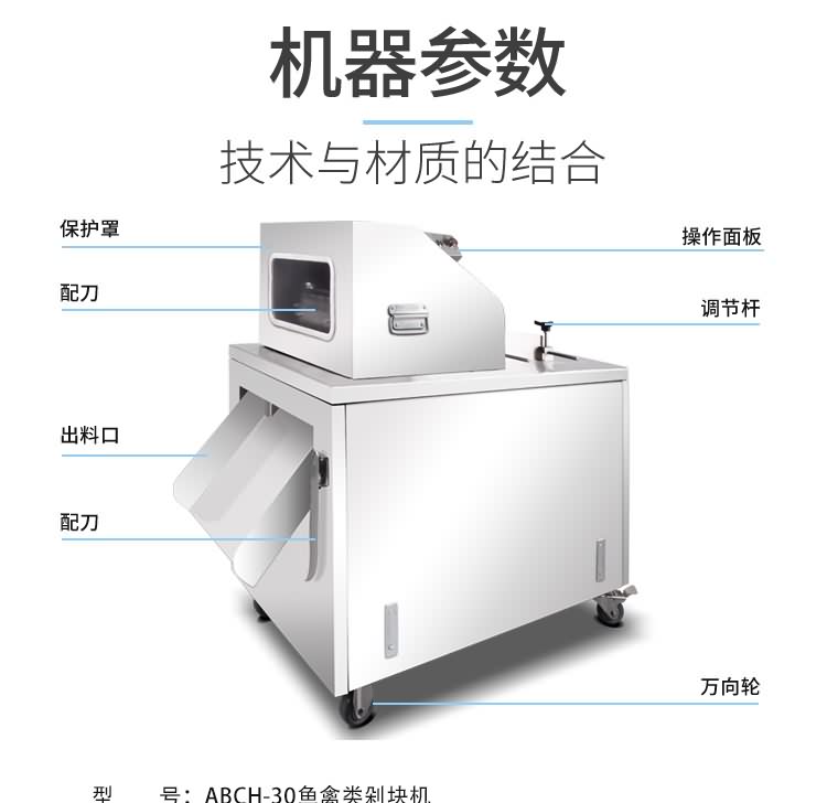 艾博馳ABCH-30魚(yú)禽類剁塊機(jī)11